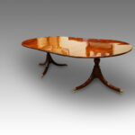 Regency mahogany style dining table - Image 10