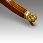Regency style mahogany dining table,twin pillar - Image 7