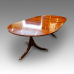Regency mahogany style dining table - Image 2