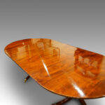 Regency mahogany style dining table - Image 3