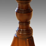 Regency mahogany style dining table - Image 4