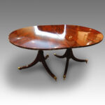 Regency mahogany style dining table - Image 7
