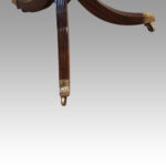 Regency style mahogany twin pillar table - Image 8