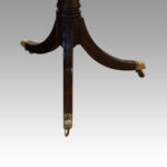 Regency style mahogany twin pillar table - Image 6