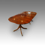 Regency style mahogany dining table