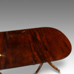 Regency style mahogany dining table - Image 6