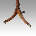 Regency style twin pillar dining table - Image 9