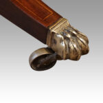 George VI twin pillar dining table - Image 7