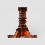 Regency Style Mahogany Twin Pillar Dining Table – Early 20th Century Cabinetmaker Made - Image 6