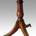 Regency style twin pillar dining table - Image 7