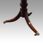 George VI twin pillar dining table - Image 3
