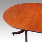 Regency style twin pillar dining table - Image 4