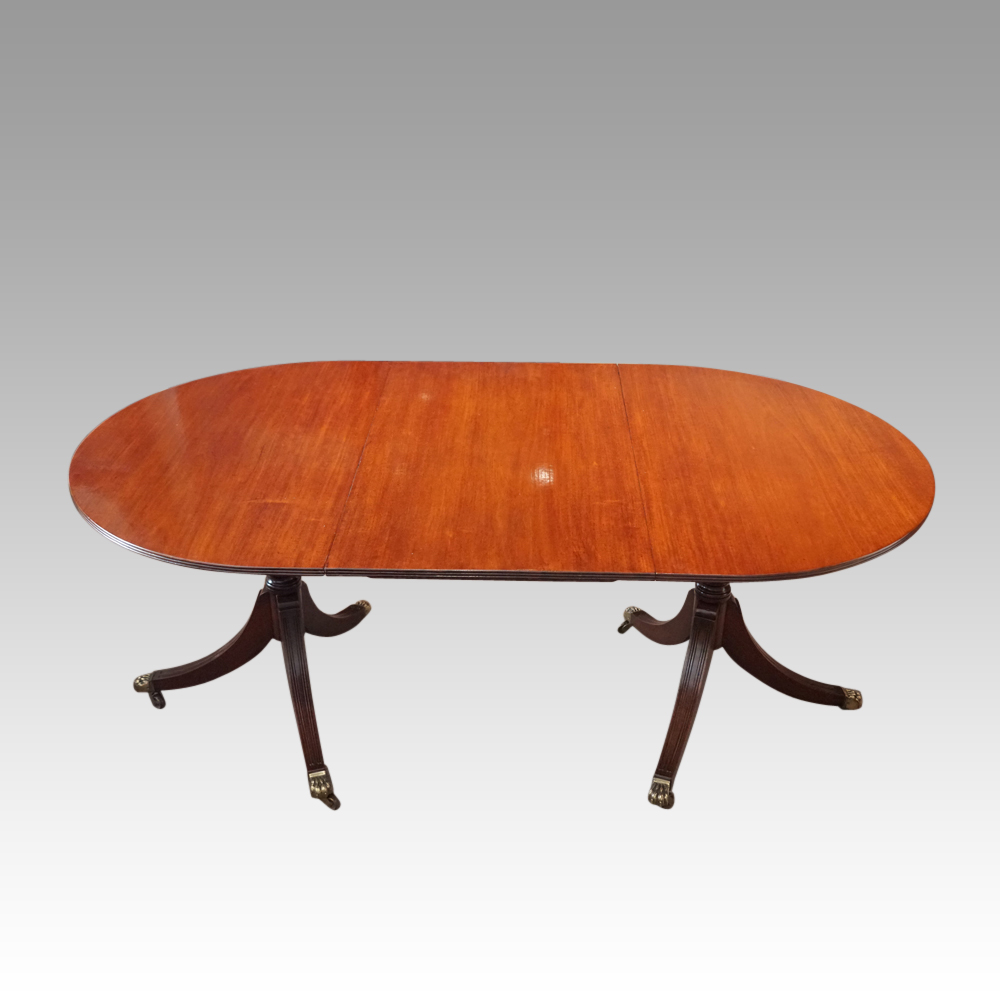 Regency-style-twin-pillar-dining-table.jpg Regency style twin pillar dining table - Image 1