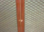 Regency Mahogany Side-Cabinet with Brass Grilled Doors - Image 3