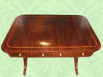 Regency Rosewood Library Table - Image 9