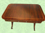 Regency Rosewood Library Table - Image 4