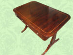 Regency Rosewood Library Table - Image 7
