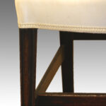 Set of 10 Hepplewhite mahogany shieldback chairs - Image 4