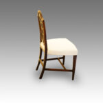 Set of 10 Hepplewhite mahogany shieldback chairs - Image 3