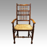 Set of 10 Lancashire spindle back chairs - Image 2