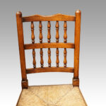 Set of 10 Lancashire spindle back chairs - Image 10