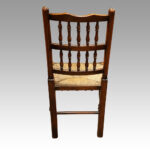 Set of 10 Lancashire spindle back chairs - Image 8