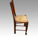 Set of 10 Lancashire spindle back chairs - Image 6