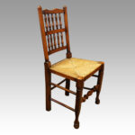 Set of 10 Lancashire spindle back chairs - Image 7