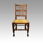 Set of 10 Lancashire spindle back chairs - Image 5
