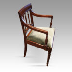 Set of 10 Regency dining chairs - Image 3