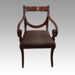 Set of 10 Regency mahogany dining chairs - Image 2