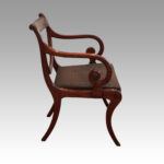 Set of 10 Regency mahogany dining chairs - Image 3