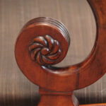 Set of 10 Regency mahogany dining chairs - Image 5