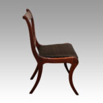Set of 10 Regency mahogany dining chairs - Image 10