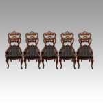 Set of 10 Victorian dining chairs