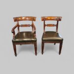 Set of 10 William IV mahogany dining chairs - Image 10