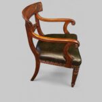 Set of 10 William IV mahogany dining chairs - Image 7