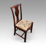 Set of 12 Georgian mahogany dining chairs - Image 8