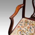 Set of 12 Georgian mahogany dining chairs - Image 7