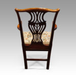 Set of 12 Georgian mahogany dining chairs - Image 11