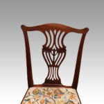 Set of 12 Georgian mahogany dining chairs - Image 12