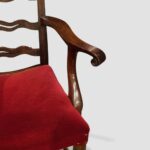 Set of 12 Hepplewhite style ladderback dining chairs - Image 4