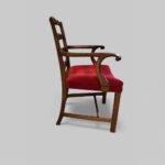 Set of 12 Hepplewhite style ladderback dining chairs - Image 9