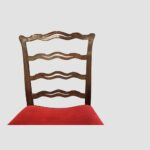 Set of 12 Hepplewhite style ladderback dining chairs - Image 8