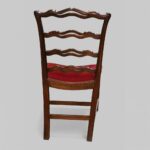 Set of 12 Hepplewhite style ladderback dining chairs - Image 7