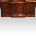George VI mahogany breakfront bookcase - Image 2