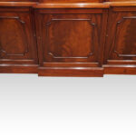 George VI mahogany breakfront bookcase - Image 8