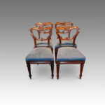 Set of 4 William IV dining chairs