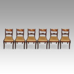 Set of 6 Regency dining chairs