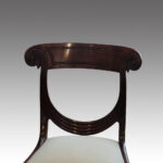 Set of 6 Regency mahogany dining chairs - Image 6